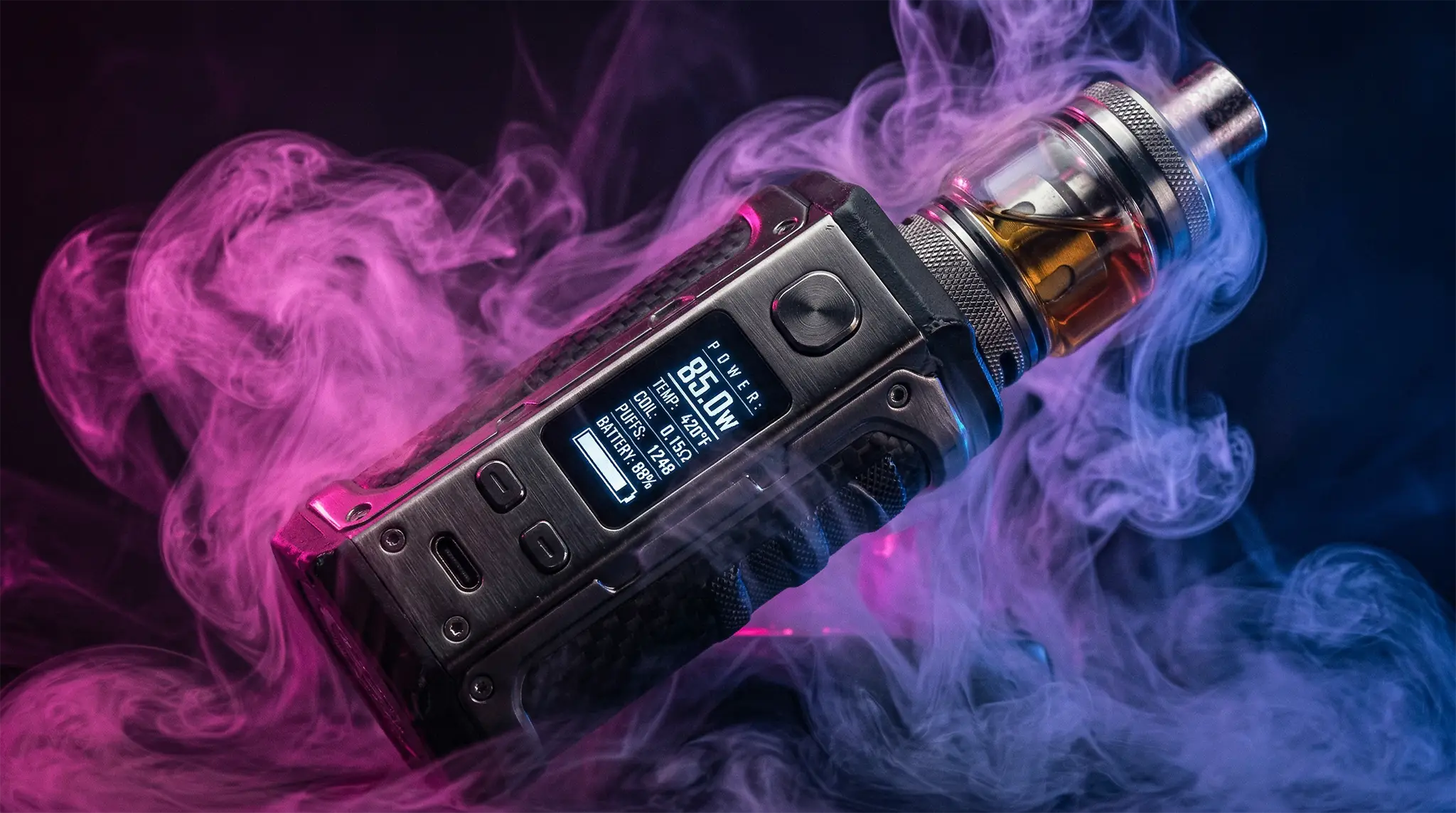 Vape mit Dampf